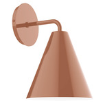 J-Series Jynx Curved Arm Wall Sconce - Terracotta