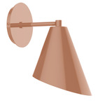 J-Series Jasmine Straight Arm Wall Sconce - Terracotta