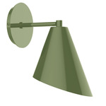 J-Series Jasmine Straight Arm Wall Sconce - Fern Green