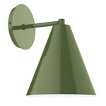 J-Series Jynx Straight Arm Wall Sconce - Fern Green