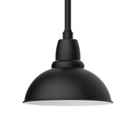 Cafe Stem Outdoor Pendant - Black