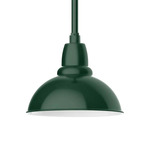 Cafe Stem Outdoor Pendant - Forest Green