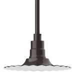 Radial Outdoor Pendant - Architectural Bronze
