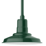 Warehouse Outdoor Pendant - Forest Green