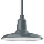 Warehouse Outdoor Pendant - Slate Gray