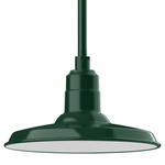 Warehouse Outdoor Pendant - Forest Green