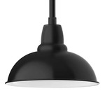 Cafe Stem Outdoor Pendant - Black