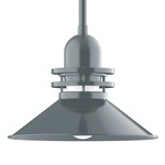 Atomic Outdoor Rings Stem Pendant - Slate Gray / Clear