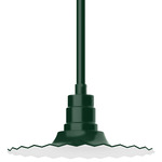 Radial Outdoor Pendant - Forest Green