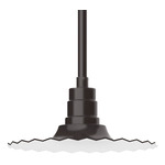 Radial Outdoor Pendant - Architectural Bronze