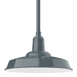 Warehouse Outdoor Pendant - Slate Gray