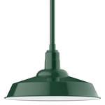 Warehouse Outdoor Pendant - Forest Green