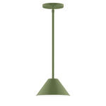 Axis Pinnacle Stem Hung Outdoor Pendant - Fern Green