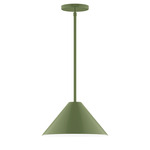 Axis Pinnacle Stem Hung Outdoor Pendant - Fern Green