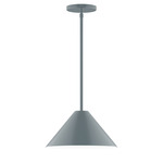 Axis Pinnacle Stem Hung Outdoor Pendant - Slate Gray