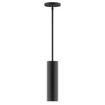 Axis Beam Stem Hung Cylinder Pendant - Black