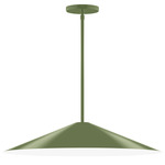 Axis Vessel Stem Hung Outdoor Pendant - Fern Green