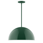 Axis Arcade Stem Hung Pendant - Forest Green