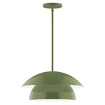 Nest Stem Hung Pendant - Fern Green