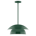 Nest Stem Hung Pendant - Forest Green