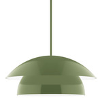 Nest Stem Hung Pendant - Fern Green