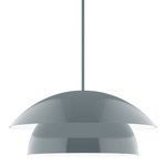 Nest Stem Hung Pendant - Slate Gray