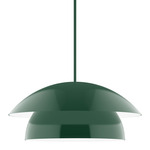 Nest Stem Hung Pendant - Forest Green