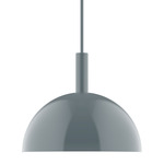 Stack Ray Stem Pendant - Slate Gray