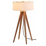 Quattro Table Lamp - Ash / White Linen