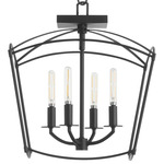 Mantle Dual Mount Pendant - Matte Black
