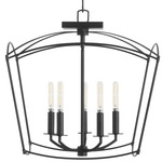 Mantle Dual Mount Pendant - Matte Black