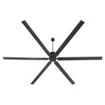 Zeus Patio Ceiling Fan - Matte Black / Matte Black