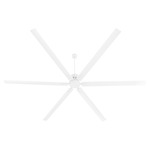 Zeus Patio Ceiling Fan - Studio White / Studio White