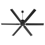 Zeus Patio Ceiling Fan - Matte Black / Matte Black