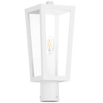 Bravo Post Light - White / Clear Seedy