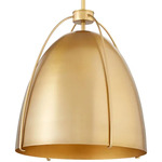 Jamie Pendant - Aged Brass / Aged Brass
