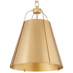 Ellen Pendant - Aged Brass / Aged Brass