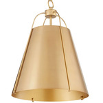 Ellen Pendant - Aged Brass / Aged Brass