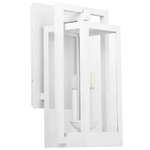 Marco Outdoor Wall Sconce - White / Clear