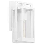 Marco Outdoor Wall Lantern - White / Clear