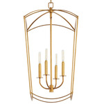 Mantle Foyer Pendant - Gold Leaf