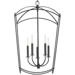 Mantle Foyer Pendant - Matte Black