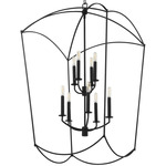 Mantle Foyer Pendant - Matte Black
