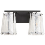 Prestige Bathroom Vanity Light - Matte Black / Alabaster