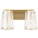 Prestige Bathroom Vanity Light - Aged Brass / Alabaster