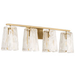 Prestige Bathroom Vanity Light - Aged Brass / Alabaster