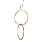 Circus 500 Pendant - Brushed Brass