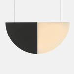 Phase Pendant - Dark Bronze / White
