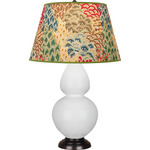Double Gourd Table Lamp - Lily / Fall Floral