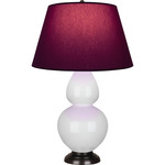 Double Gourd Table Lamp - Lily / Plum / Lavender Lining